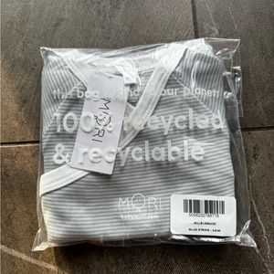 NWT Baby Mori 3-6 mo Kimono Onesie